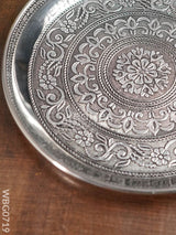 Oxidised Round Plate - 8 Inch Wbg0719 Trays & Plates