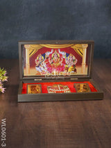 Paduka Prayer Box (Large) - Wl0601 Lakshmi Ganesh Saraswathi