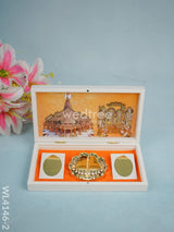 Paduka Prayer Box (Large) - Ram Dharbar- Wl4146-2