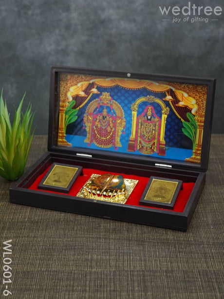 Paduka Prayer Box (Large) - Wl0601 Padmavathi Balaji