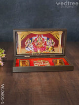 Paduka Prayer Box (Large) - Wl0601 Lakshmi Ganesh Saraswathi