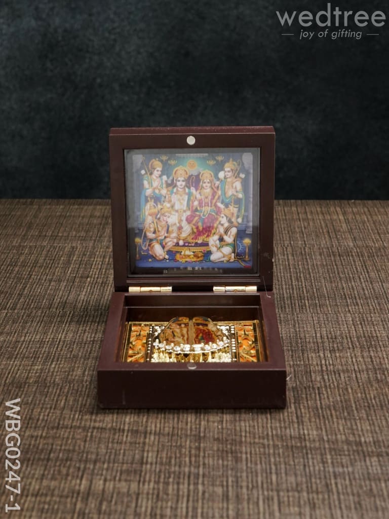 Paduka Prayer Box (Mini) - Wbg0247 Sri Ramar Pattabhishekham