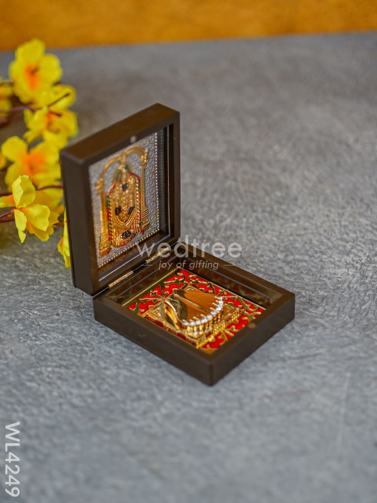 Paduka Prayer Box (Small) - Tirupathi Balaji Wl4249