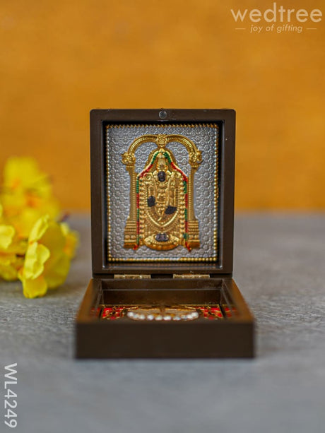 Paduka Prayer Box (Small) - Tirupathi Balaji Wl4249