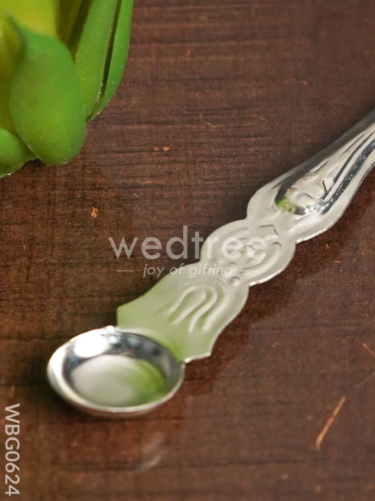 Panchapatra Spoon - Wbg0624 German Silver Pooja Utility