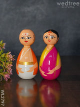 Pandit Couple - Channapatna Toy Wl2797 Kids Utility