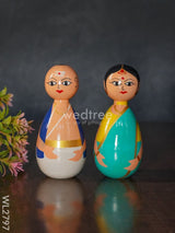 Pandit Couple - Channapatna Toy Wl2797 Kids Utility