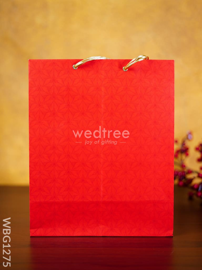 Paper Bag With Leaf Design - Wbg1275 Bags