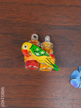 Parrot Haldi Kumkum Set - Wbg1407 Fancy Holder Rg