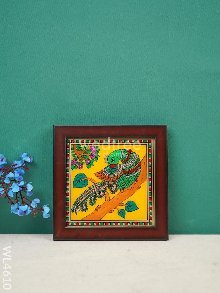 Parrot Glass Reverse Painting Frame - 4 X Inch Wl4610 Frames