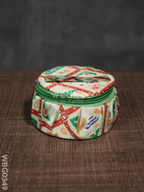 Patola Print Bangle Box - Wbg0349 Jewellery Holders