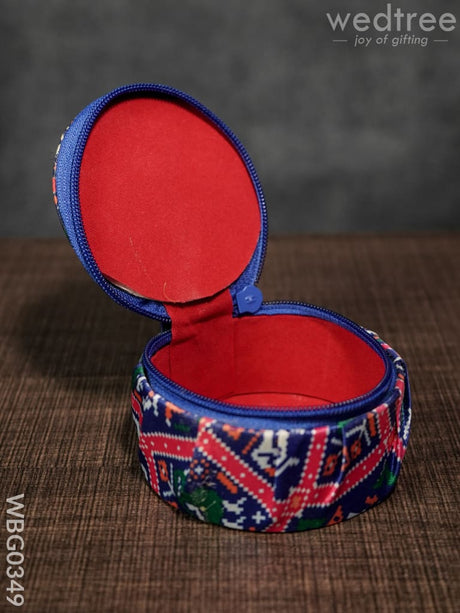 Patola Print Bangle Box - Wbg0349 Jewellery Holders