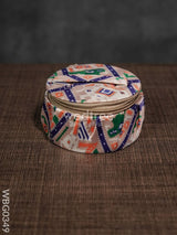 Patola Print Bangle Box - Wbg0349 Jewellery Holders