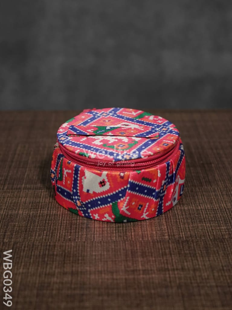 Patola Print Bangle Box - Wbg0349 Jewellery Holders