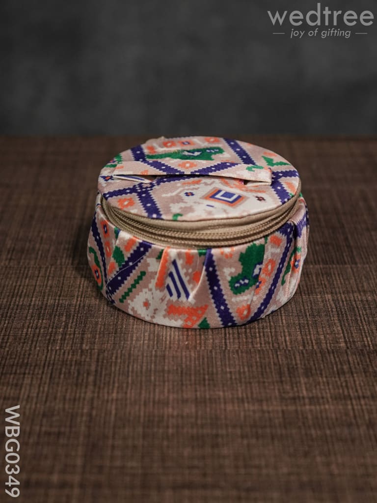 Patola Print Bangle Box - Wbg0349 Jewellery Holders