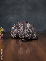 Patola Printed Fabric Clutch - Wbg0860 Clutches & Purses