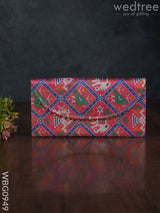 Patola Printed Fabric Purse - Wbg0949 Clutches & Purses