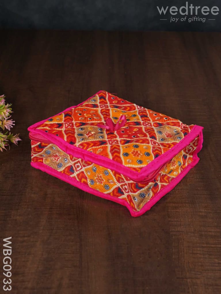 Patola Printed Jewel Organizer - Small Wbg0933 Jewellery Holders