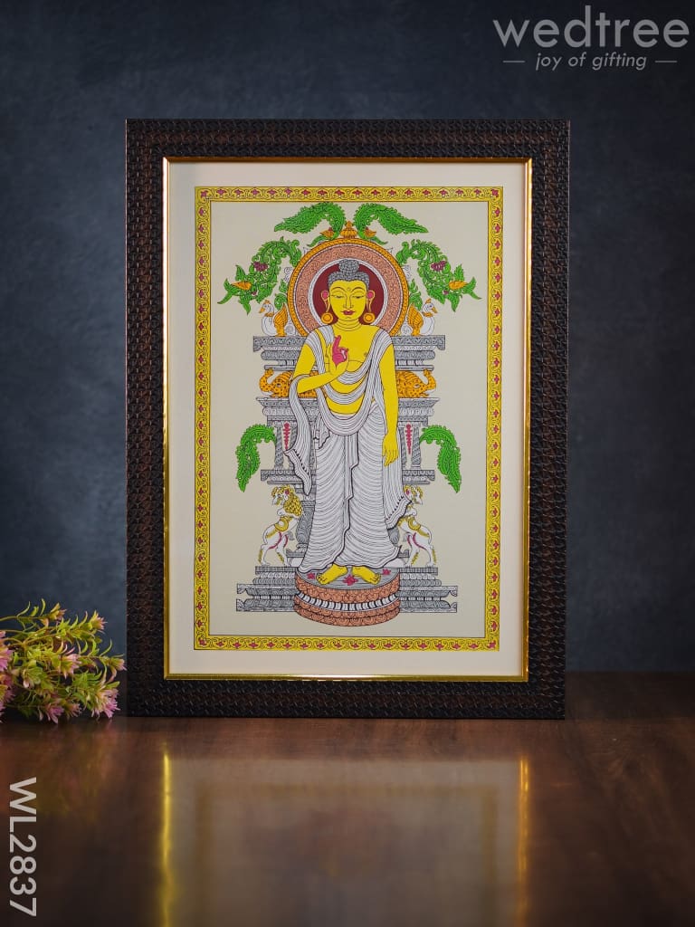 Pattachitra Painting Buddha - 18 X 12 Wl2837 Paintings