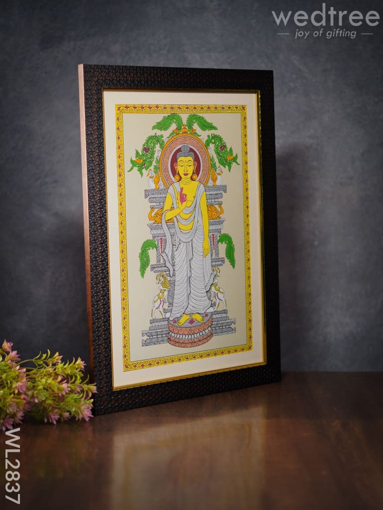 Pattachitra Painting Buddha - 18 X 12 Wl2837 Paintings