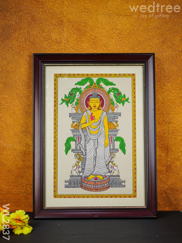 Pattachitra Painting Buddha - 18 X 12 Wl2837 Paintings