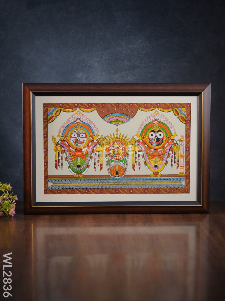 Pattachitra Painting Lord Jagannath Darbar - 18 X 12 Wl2836 Paintings