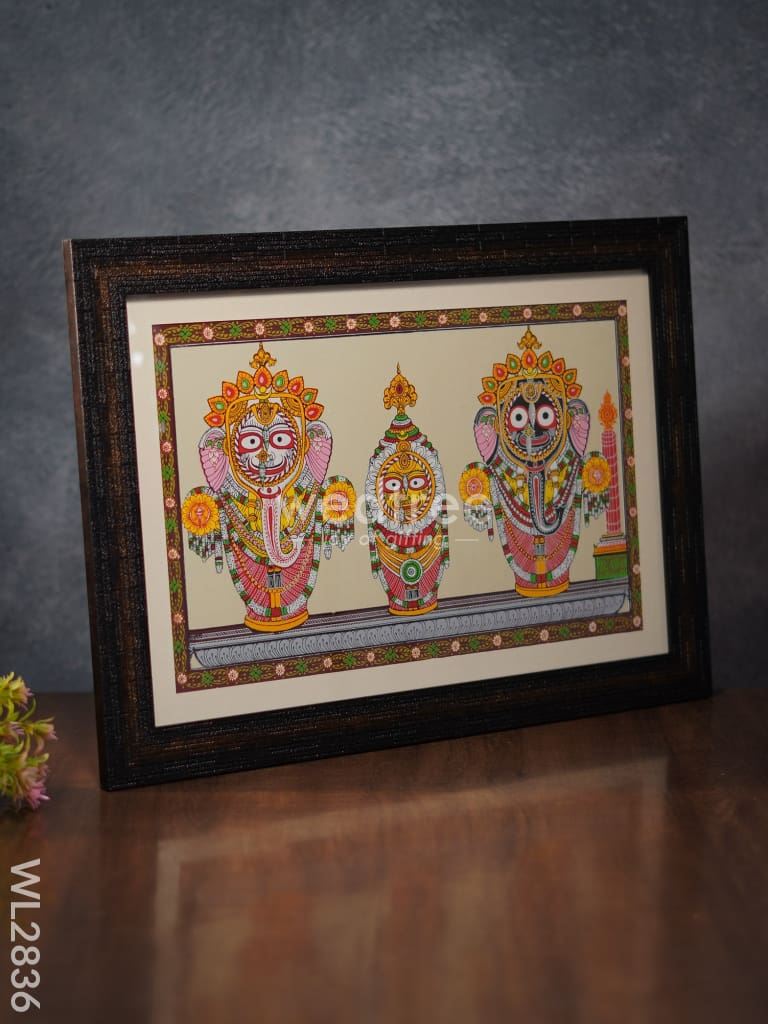 Pattachitra Painting Lord Jagannath Darbar - 18 X 12 Wl2836 Paintings