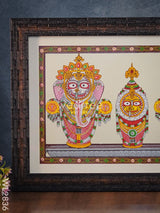 Pattachitra Painting Lord Jagannath Darbar - 18 X 12 Wl2836 Paintings