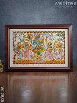 Pattachitra Painting Radha Krishna Rasleela - 18 X 12 Wl2835 Paintings