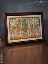 Pattachitra Painting Radha Krishna Rasleela - 18 X 12 Wl2835 Paintings