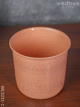 Peach Planter Pot & Stand - Wl3231 Planters