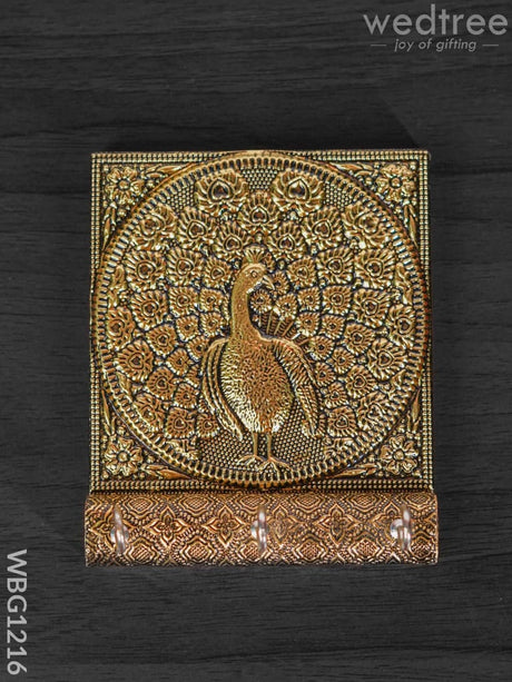 Peacock Gold Oxidised Keystand - Wbg1216 Key Hangers