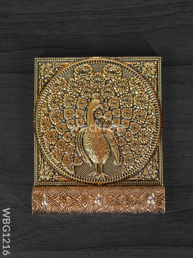 Peacock Gold Oxidised Keystand - Wbg1216 Key Hangers