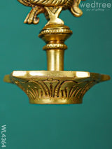 Peacock Hanging Five Face Diya - (Set Of 2) Wl4364 Brass