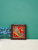 Peacock Glass Reverse Painting Frame - 4 X Inch Wl4607 Frames