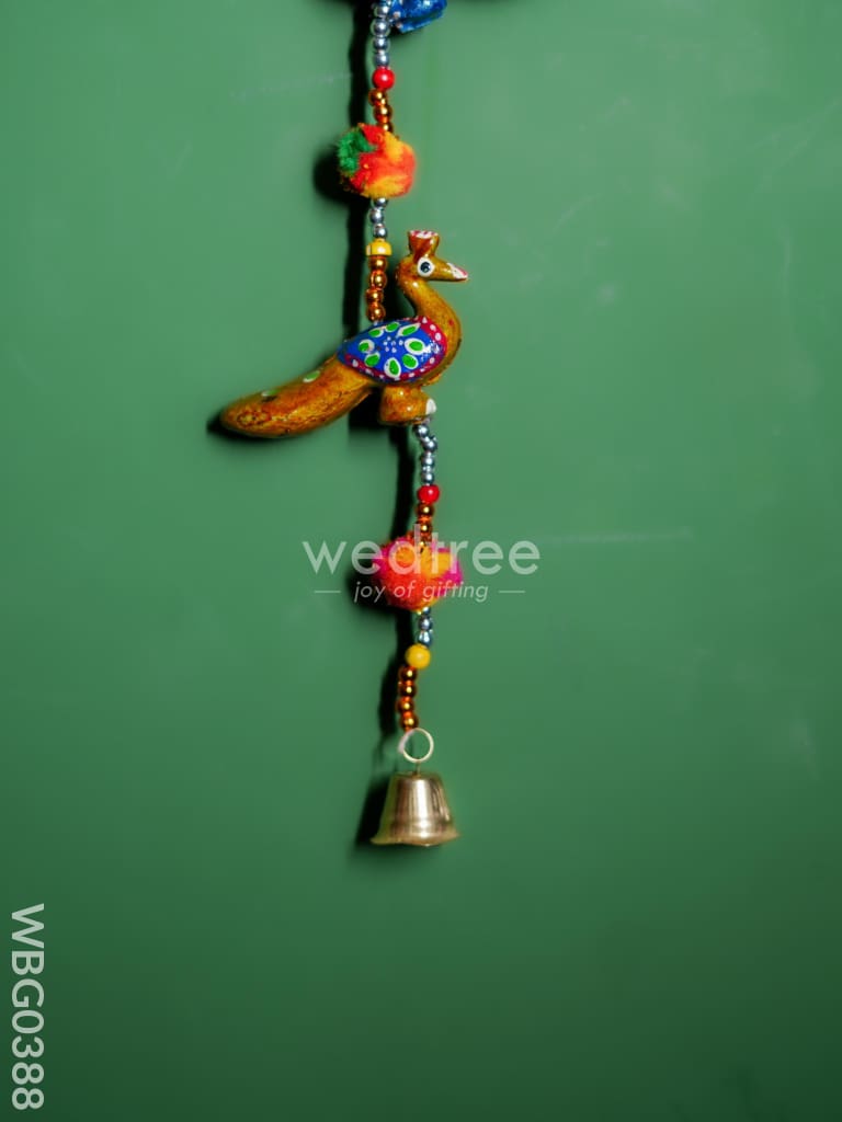 Peacock Thoran With Bells - Medium - Wbg0388 Thorans