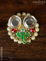 Pearl Ganesh Kumkum Holder - Wbg0029 Holders