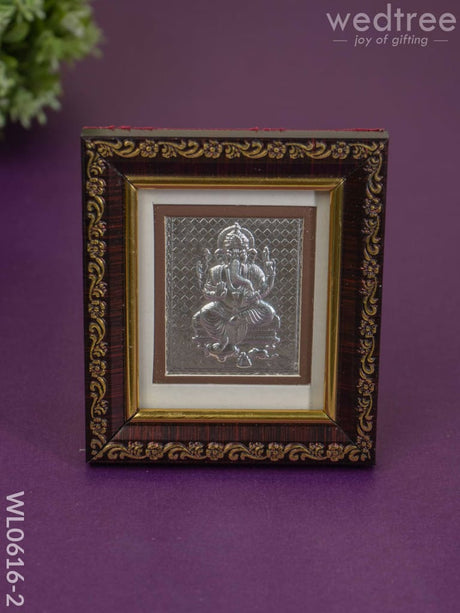 Photo Frame Silver Plated - Big Wl0616 Ganesha German Frame