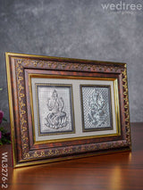 Photoframe Silver Plated - Lakshmi Ganesha Wl3276-2 German Photo Frame