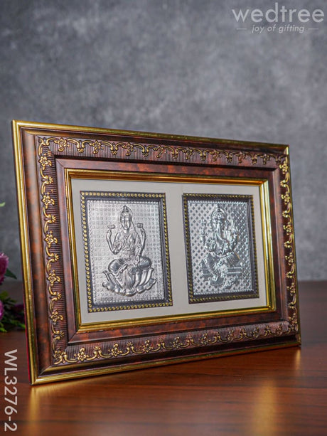 Photoframe Silver Plated - Lakshmi Ganesha Wl3276-2 German Photo Frame