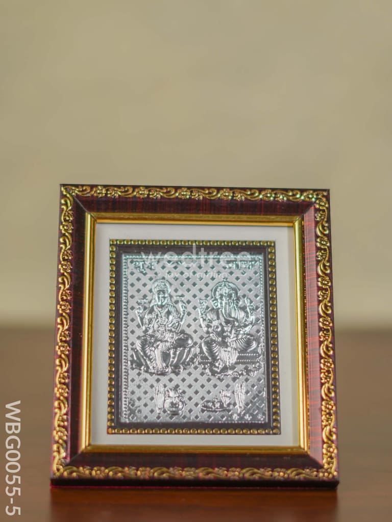 Photoframe Silver Plated - Medium Lakshmi Ganesha Wbg0055-5 German Photo Frame