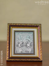 Photoframe Silver Plated - Medium Lakshmi Ganesha Wbg0055-5 German Photo Frame