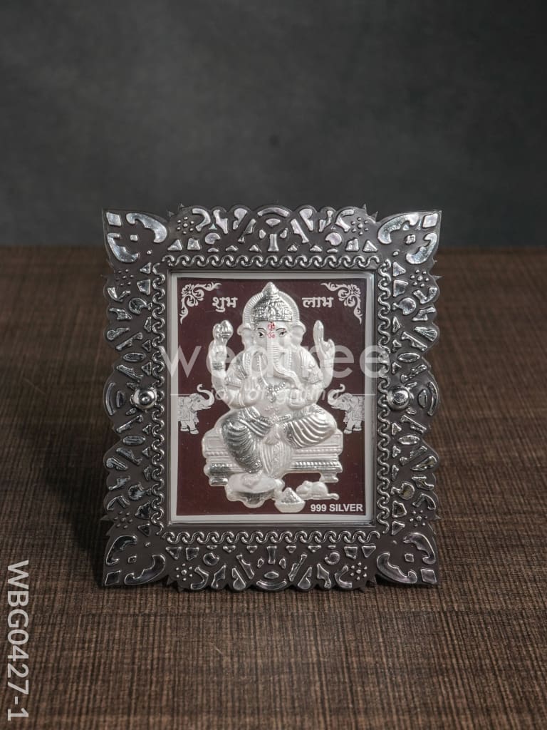 Photoframe Silver Plated - Small Wbg0427 Ganesha Wbg0427-1 German Photo Frame