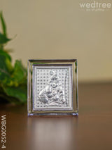 Photoframe With Stand Silver Plated - Small Krishna Wbg0052-4 German Photo Frame