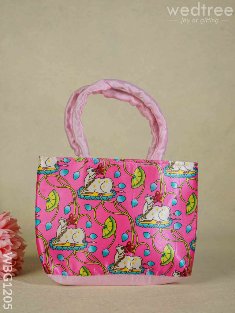 Pichwai Desiged Hand Bag - Wbg1205 Bags