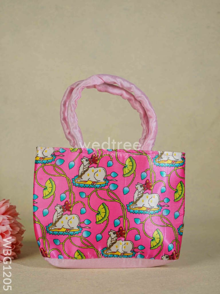 Pichwai Desiged Hand Bag - Wbg1205 Bags