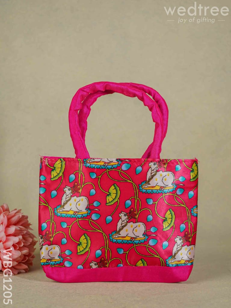 Pichwai Desiged Hand Bag - Wbg1205 Bags