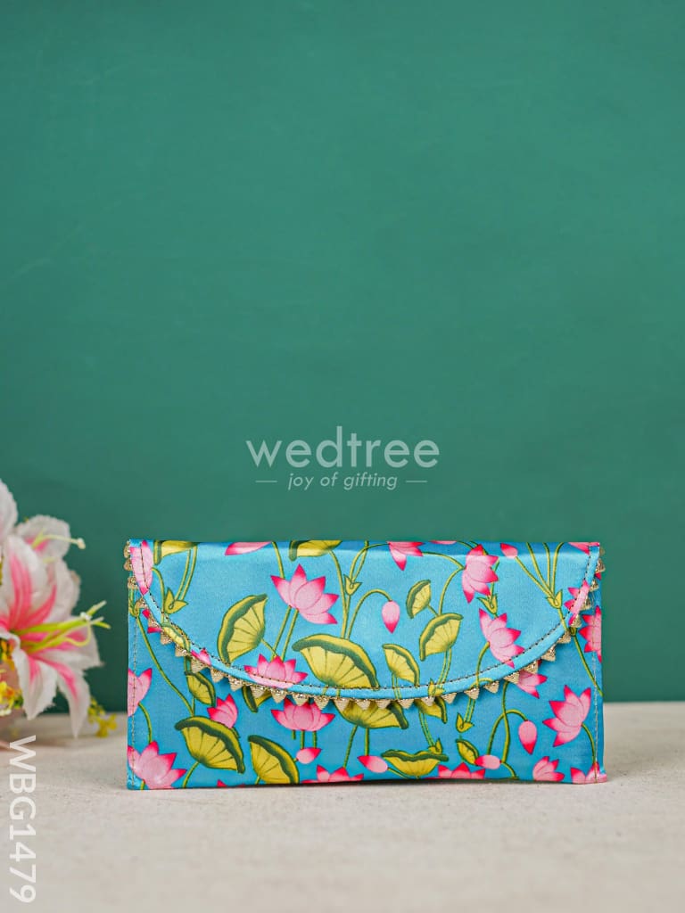 Pichwai Printed Purse - Wbg1479 Clutches & Purses