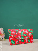 Pichwai Printed Purse - Wbg1479 Clutches & Purses