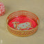 Pichwai Printed Tray - 8 Inch Wl3717 Red Metal Decor Utility